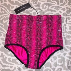 Dolls Kill High Waisted Bikini Bottoms